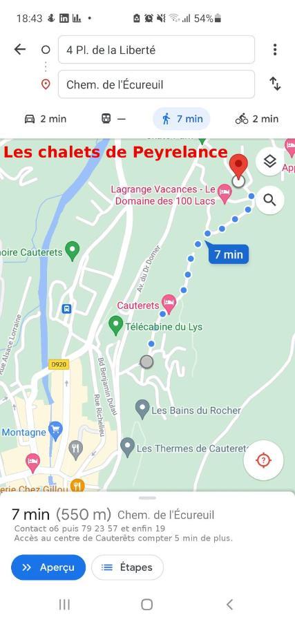 Chalet De Peyrelance Cauterets Zewnętrze zdjęcie